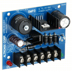 Altronix, SMP3 power supply/charger board 6VDC, 12VDC or 24VDC output